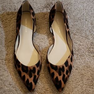 Leopard print flats